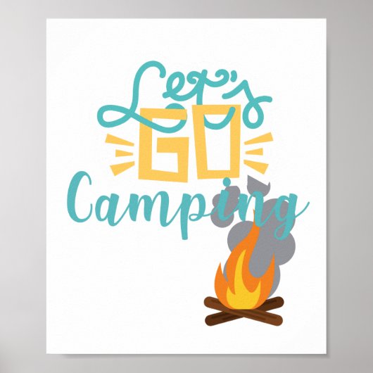 Poster Allez Camping Camping et Campouts (Devant)