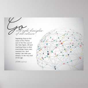 Poster Allez faire des disciples à toutes les nations