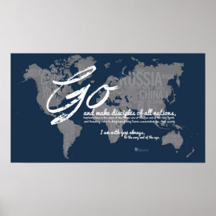 Poster Allez faire des disciples de toutes les nations