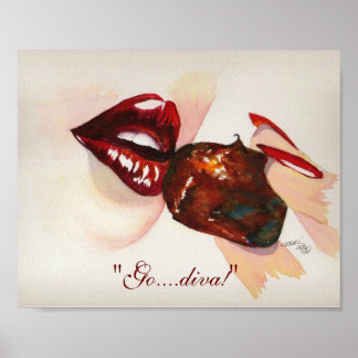 Poster "Allez...Impression .diva !" 8" x 10"