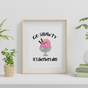 Poster Allez Shawty, c'est Sherbert Day