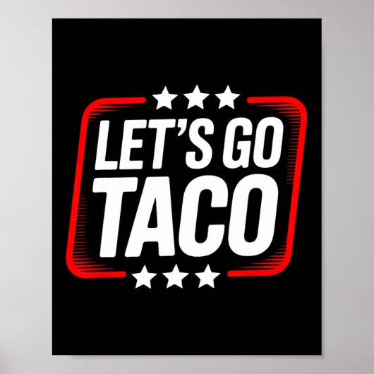 Poster Allez Taco 28 (Devant)