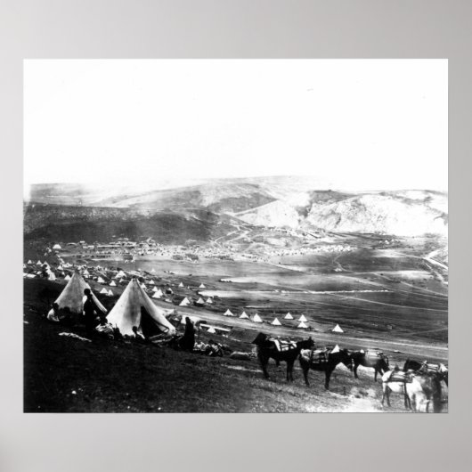 Poster Allied Encampment, Crimée, vers 1855 (Devant)