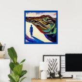 Poster Alligator animal de l'esprit 1 (Bureau à domicile)