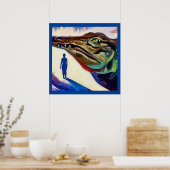 Poster Alligator animal de l'esprit 1 (Cuisine)