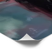 Poster Alligator dans la Cravate de chapeau et de mâchoir (Coin)