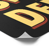 Poster Alligator héroïque Style comique Bayou Defender (Coin)