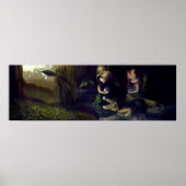 Poster Alligator Magic ART IMPRIMER fée imaginaire surréa (Devant)