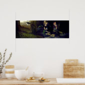 Poster Alligator Magic ART IMPRIMER fée imaginaire surréa (Cuisine)