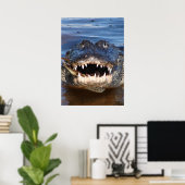 Poster Alligator Mississipiensis (Bureau à domicile)
