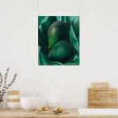 Poster Alligator Pears vers 1923 par Georgia O'Keeffe (Cuisine)