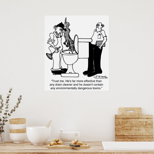 Poster Alligators comme nettoyeurs à sec (Cuisine)