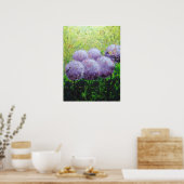 Poster Alliums à Laycock - Bee Lilli Semi Gloss 18x24 (Cuisine)