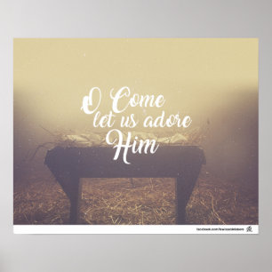 Poster Allons, Adorons-Le.