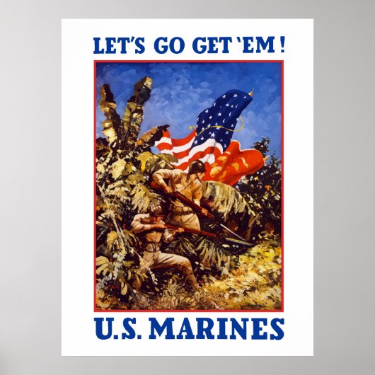 Poster Allons chercher Em ! Marines (Devant)