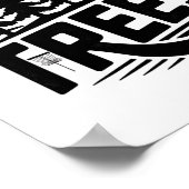 Poster Allons Frapper Quelques Arbres Disc Golf Nature Fr (Coin)