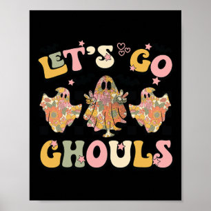 Poster Allons Gouls Halloween Ghost Costume Ret
