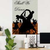 Poster Allons-nous danser (Bureau à domicile)
