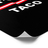 Poster Allons Taco Chemise Allons Taco 4 (Coin)