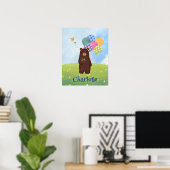 Poster Allons voir l'ours de la fête (Bureau à domicile)