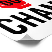 Poster Allons-y Champ Graphique Boxe (Coin)