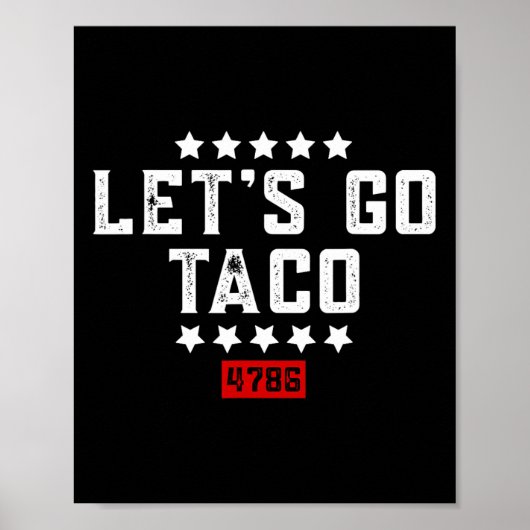 Poster Allons-y Taco &#; (Devant)
