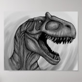 Poster Allosaurus (Devant)