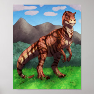 Poster Allosaurus de Tigre