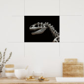Poster Allosaurus fossile tête et cou (Cuisine)