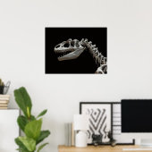 Poster Allosaurus fossile tête et cou (Bureau à domicile)