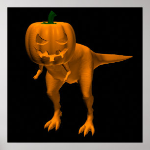 Poster Allosaurus halloweenis