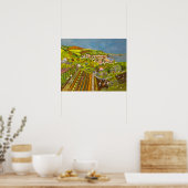 Poster Allotissement au-dessus de Mousehole (Cuisine)