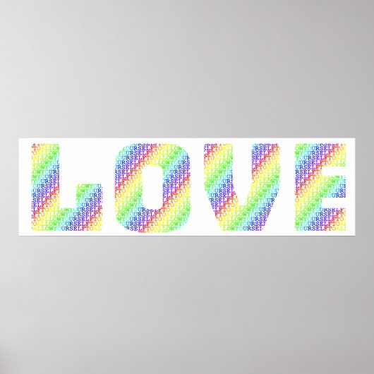 Poster Allow Yourself to LOVE (Devant)