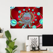 Poster "allume les gens" (Bureau à domicile)