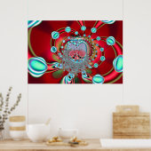 Poster "allume les gens" (Cuisine)