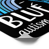 Poster Allumer le mois de la Sensibilisation sur l'autism (Coin)