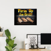 Poster Allumez le Grill ! (Bureau à domicile)
