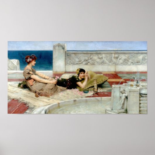 Poster Alma-Tadema - Aime les Votaries (Devant)