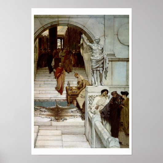 Poster Alma-Tadema | An Audience at Agrippa's, 1875 (Devant)