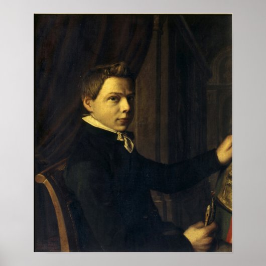 Poster Alma-Tadema - Autoportrait (Devant)
