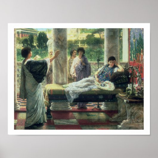 Poster Alma-Tadema | Catulus Lire ses poèmes (Devant)