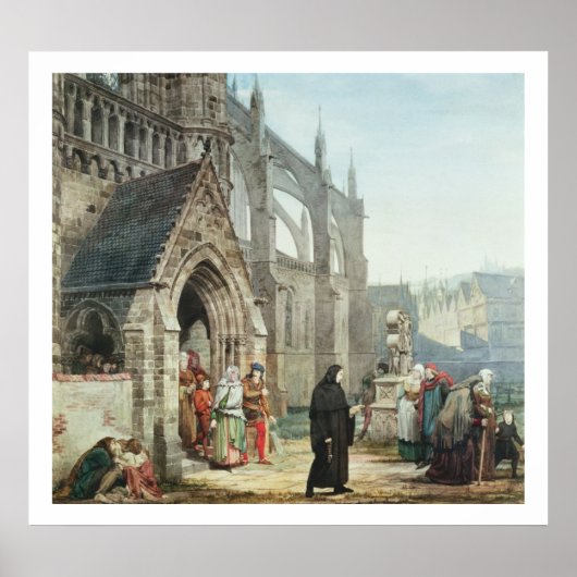 Poster Alma Tadema | Faust and Marguerite 1857 (Devant)