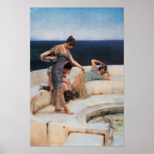 Poster Alma-Tadema - Favoris Argent