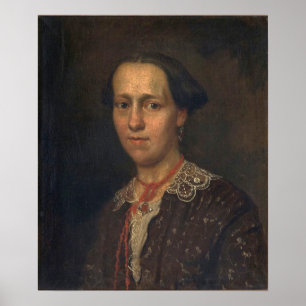 Poster Alma-Tadema - Johanna Arnolda Hoeksema, The Paint.