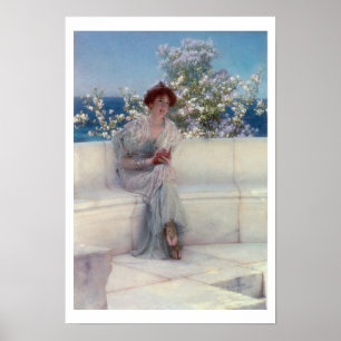 Poster Alma-Tadema   L'année est au printemps