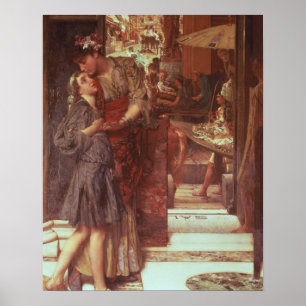Poster Alma-Tadema   le départ, 1880