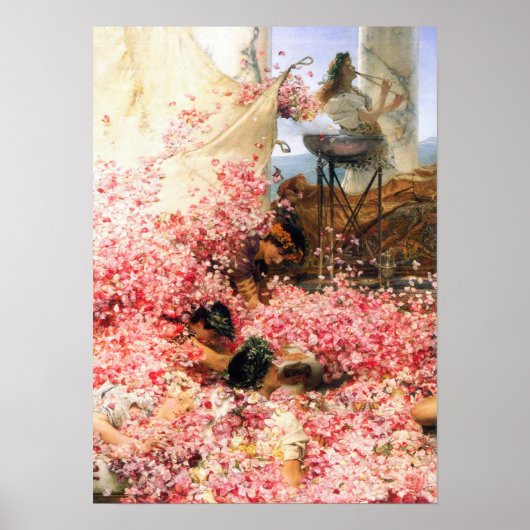 Poster Alma-Tadema - Les roses de l'héliogabale (Devant)