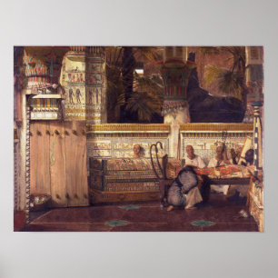 Poster Alma-Tadema - Lourens La Veuve Égyptienne