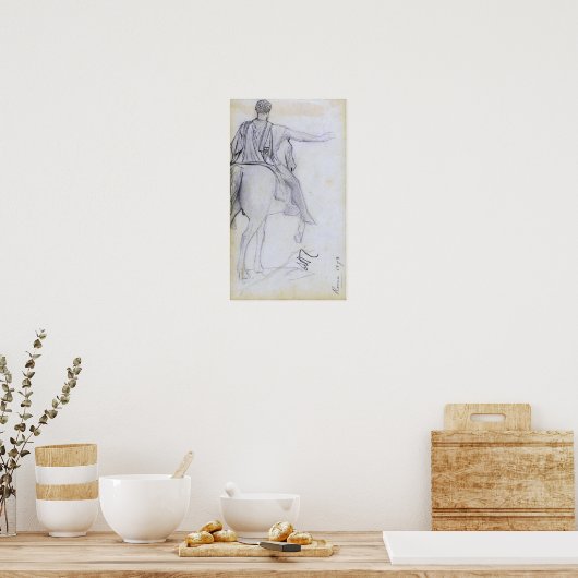 Poster Alma-Tadema - Statue De Marcus Aurelius (Cuisine)