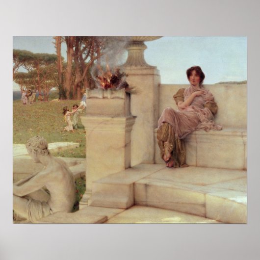 Poster Alma Tadema | The Voice of Spring 1908 (Devant)